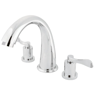 Vintage KS2361DFL Two-Handle 3-Hole Deck Mount Roman Tub Faucet, Polished Chrome