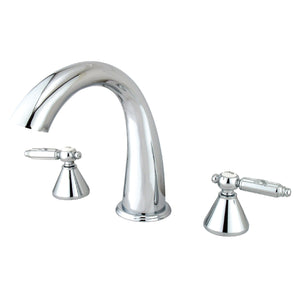 Roman KS2361GL Two-Handle 3-Hole Deck Mount Roman Tub Faucet, Polished Chrome