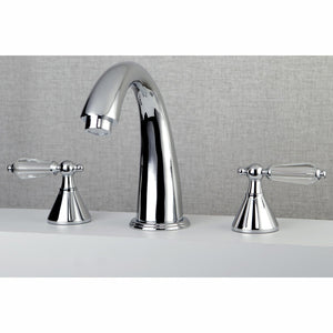 Wilshire KS2361WLL Two-Handle 3-Hole Deck Mount Roman Tub Faucet, Polished Chrome