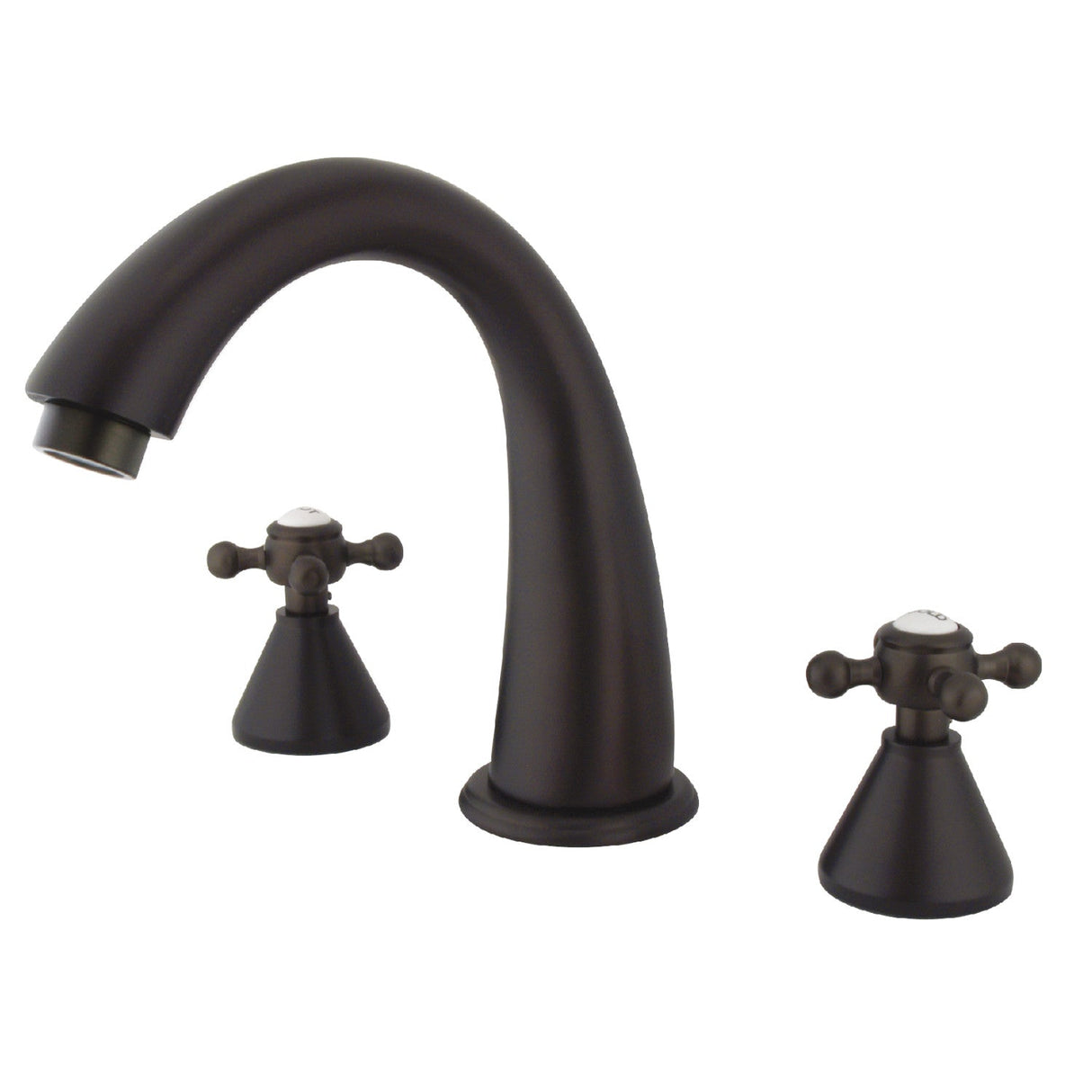 Roman KS2365BX Two-Handle 3-Hole Deck Mount Roman Tub Faucet, Oil Rubbed Bronze
