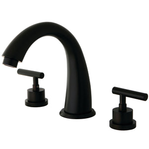 Manhattan KS2365CML Two-Handle 3-Hole Deck Mount Roman Tub Faucet, Oil Rubbed Bronze