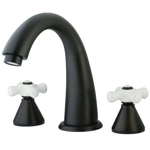 Naples KS2365PX Two-Handle 3-Hole Deck Mount Roman Tub Faucet, Oil Rubbed Bronze