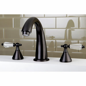 Wilshire KS2365WLL Two-Handle 3-Hole Deck Mount Roman Tub Faucet, Oil Rubbed Bronze