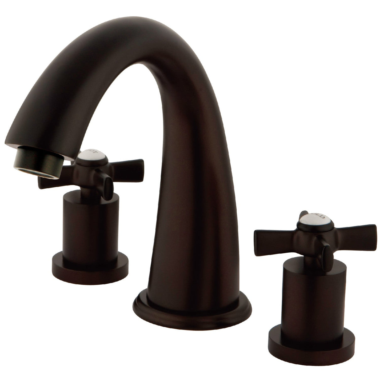 Millennium KS2365ZX Two-Handle 3-Hole Deck Mount Roman Tub Faucet, Oil Rubbed Bronze