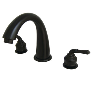 Milano KS2365 Two-Handle 3-Hole Deck Mount Roman Tub Faucet, Oil Rubbed Bronze