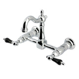 Duchess KS2441PKL Two-Handle 2-Hole Wall Mount Kitchen Faucet, Polished Chrome