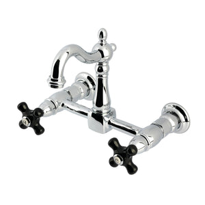 Duchess KS2441PKX Two-Handle 2-Hole Wall Mount Kitchen Faucet, Polished Chrome