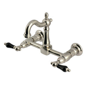 Duchess KS2448PKL Two-Handle 2-Hole Wall Mount Kitchen Faucet, Brushed Nickel
