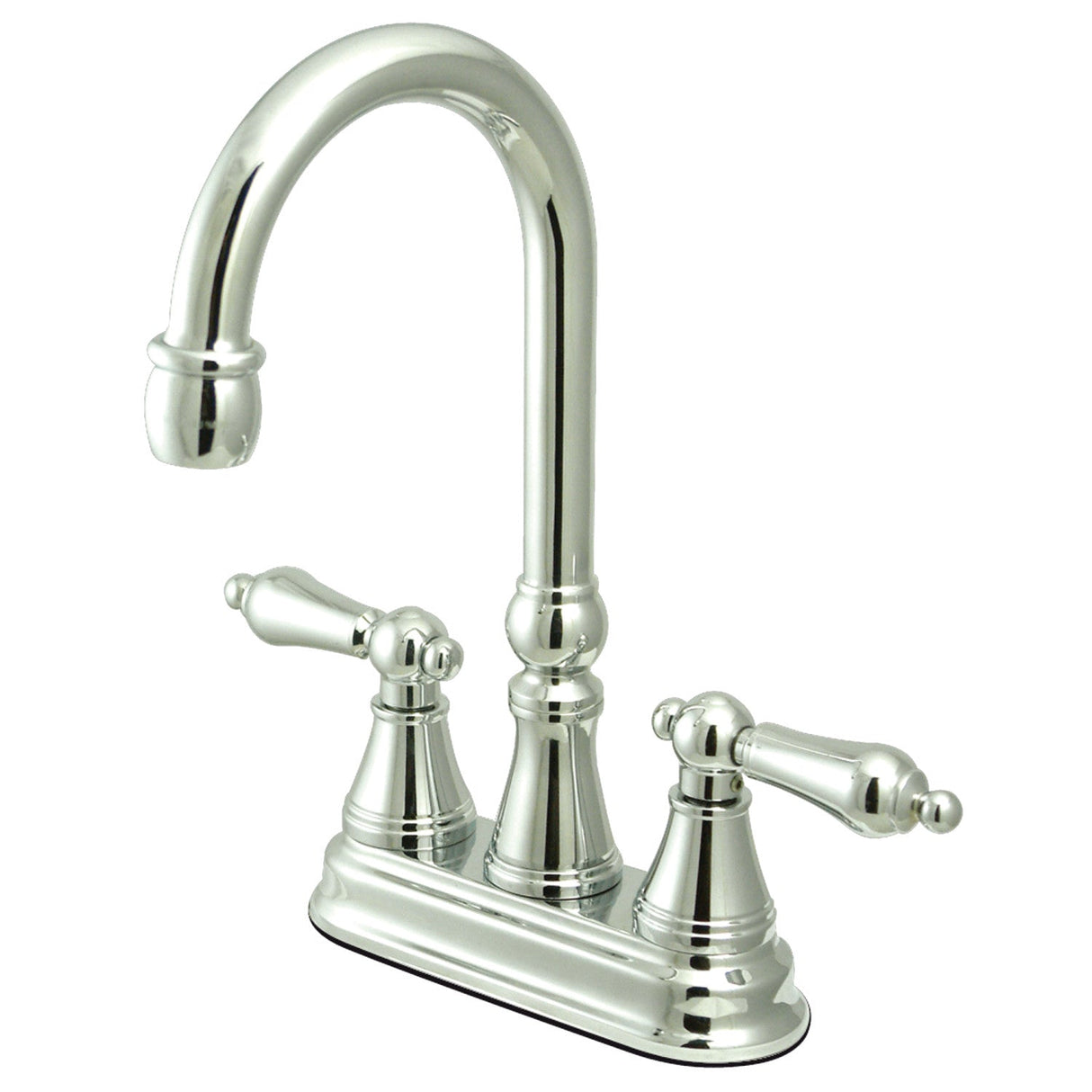 Governor KS2491AL Two-Handle 2-Hole Deck Mount Bar Faucet, Polished Chrome