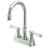 Victorian KS2491BL Two-Handle 2-Hole Deck Mount Bar Faucet, Polished Chrome