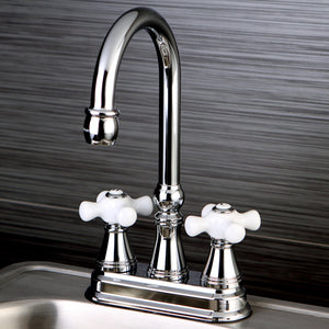 Governor KS2491PX Two-Handle 2-Hole Deck Mount Bar Faucet, Polished Chrome