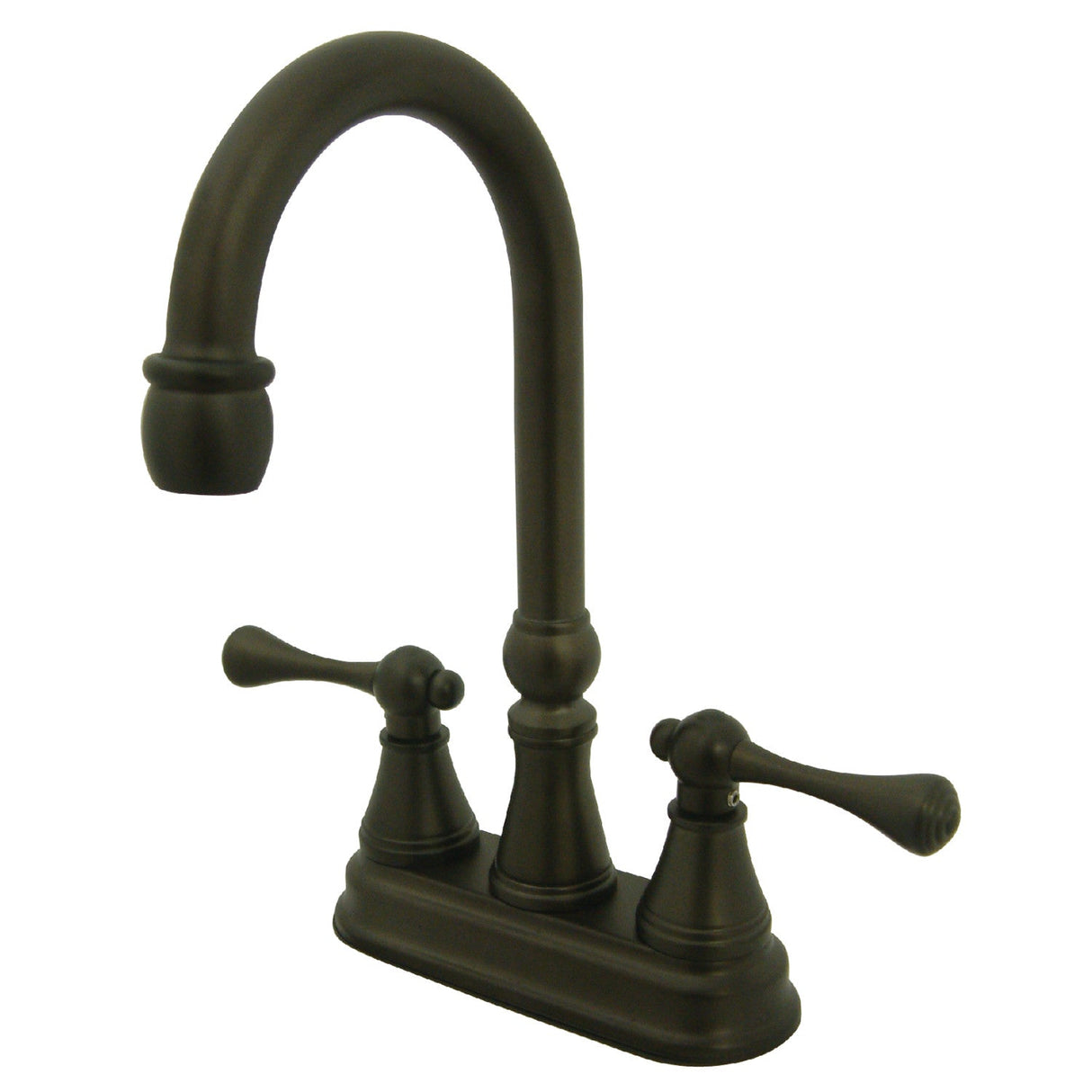 Victorian KS2495BL Two-Handle 2-Hole Deck Mount Bar Faucet, Oil Rubbed Bronze