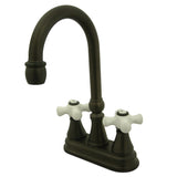 Governor KS2495PX Two-Handle 2-Hole Deck Mount Bar Faucet, Oil Rubbed Bronze