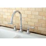 Silver Sage KS2791ZLLS Two-Handle 3-Hole Deck Mount Widespread Kitchen Faucet, Polished Chrome