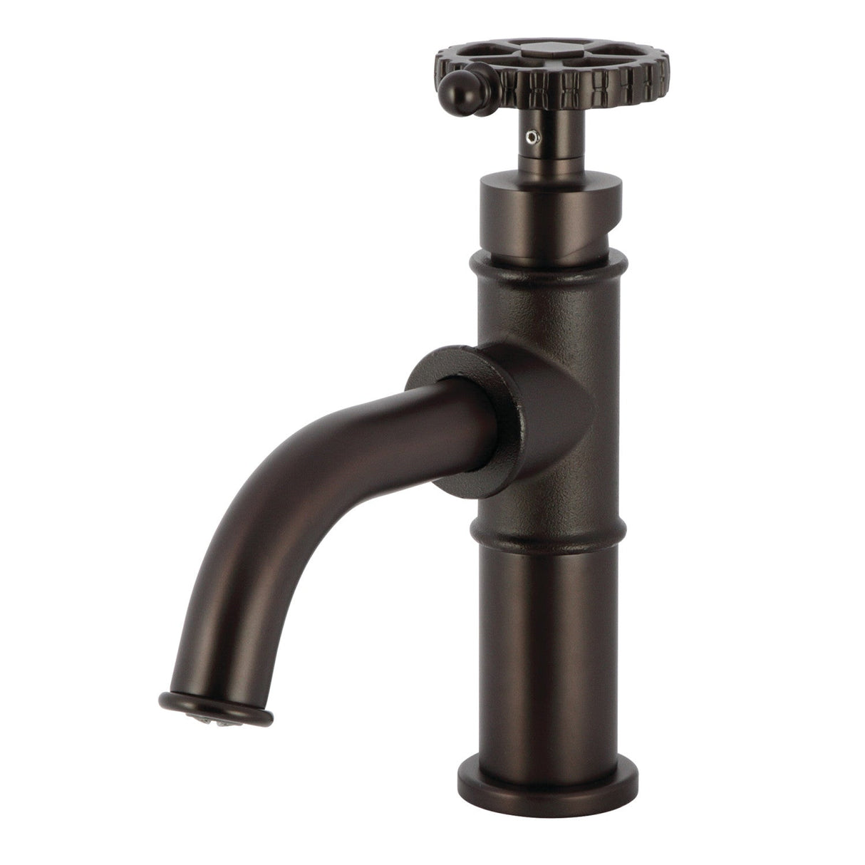 Fuller KS2825CG Single-Handle 1-Hole Deck Mount Bathroom Faucet with Push Pop-Up, Oil Rubbed Bronze