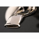 Essex KS285PN Three-Handle 2-Hole Tub Wall Mount Clawfoot Tub Faucet with Hand Shower, Polished Nickel