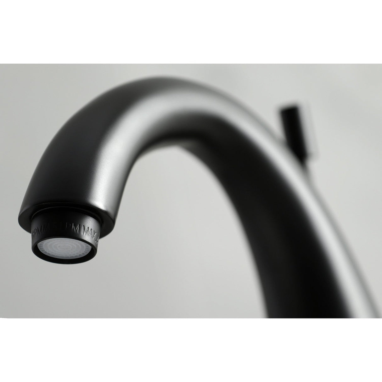 Concord KS2960DL Two-Handle 3-Hole Deck Mount Widespread Bathroom Faucet with Brass Pop-Up, Matte Black