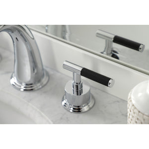 Kaiser KS2961CKL Two-Handle Deck Mount Widespread Bathroom Faucet with Brass Pop-Up, Polished Chrome