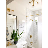 Claremont KS2962CQL Two-Handle 3-Hole Deck Mount Widespread Bathroom Faucet with Brass Pop-Up, Polished Brass