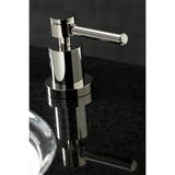 Concord KS2966DL Two-Handle 3-Hole Deck Mount Widespread Bathroom Faucet with Brass Pop-Up, Polished Nickel