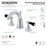 Duchess KS2971PKL Two-Handle Deck Mount Widespread Bathroom Faucet with Brass Pop-Up, Polished Chrome