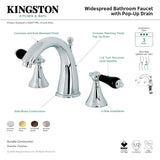 Duchess KS2972PKL Two-Handle Deck Mount Widespread Bathroom Faucet with Brass Pop-Up, Polished Brass