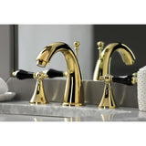 Duchess KS2972PKL Two-Handle Deck Mount Widespread Bathroom Faucet with Brass Pop-Up, Polished Brass