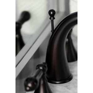 Duchess KS2975PKL Two-Handle Deck Mount Widespread Bathroom Faucet with Brass Pop-Up, Oil Rubbed Bronze