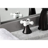 Naples KS2975PX Two-Handle 3-Hole Deck Mount Widespread Bathroom Faucet with Brass Pop-Up, Oil Rubbed Bronze