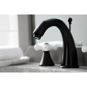 Naples KS2975PX Two-Handle 3-Hole Deck Mount Widespread Bathroom Faucet with Brass Pop-Up, Oil Rubbed Bronze