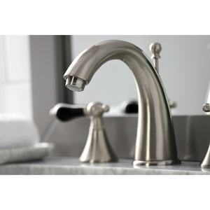 Duchess KS2978PKL Two-Handle Deck Mount Widespread Bathroom Faucet with Brass Pop-Up, Brushed Nickel