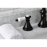 Bel-Air KS2985BPL Two-Handle 3-Hole Deck Mount Widespread Bathroom Faucet with Brass Pop-Up, Oil Rubbed Bronze