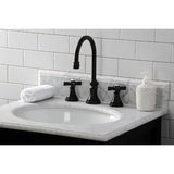 Millennium KS2985ZX Two-Handle 3-Hole Deck Mount Widespread Bathroom Faucet with Brass Pop-Up, Oil Rubbed Bronze