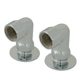 KS2W1 2-Inch Deck Mount Riser, Polished Chrome