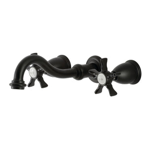 Hamilton KS3020NX Two-Handle 3-Hole Wall Mount Roman Tub Faucet, Matte Black