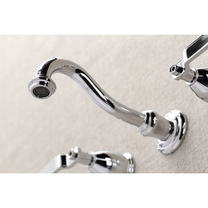 Whitaker KS3021KL Two-Handle 3-Hole Wall Mount Roman Tub Faucet, Polished Chrome