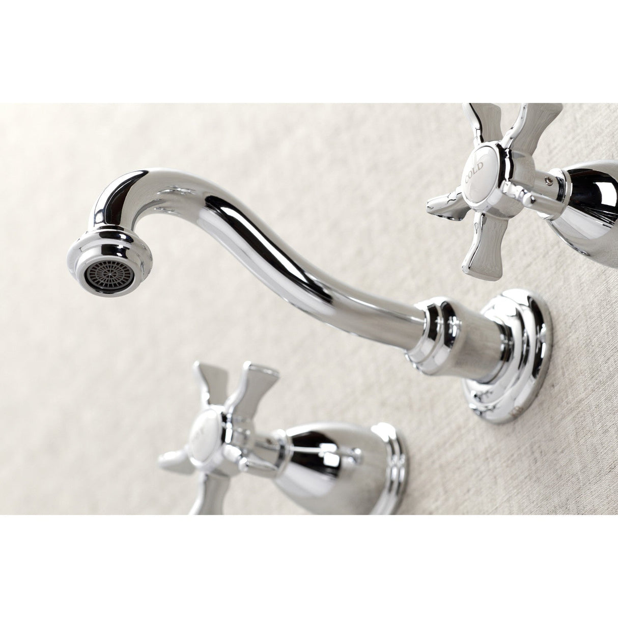 Hamilton KS3021NX Two-Handle 3-Hole Wall Mount Roman Tub Faucet, Polished Chrome
