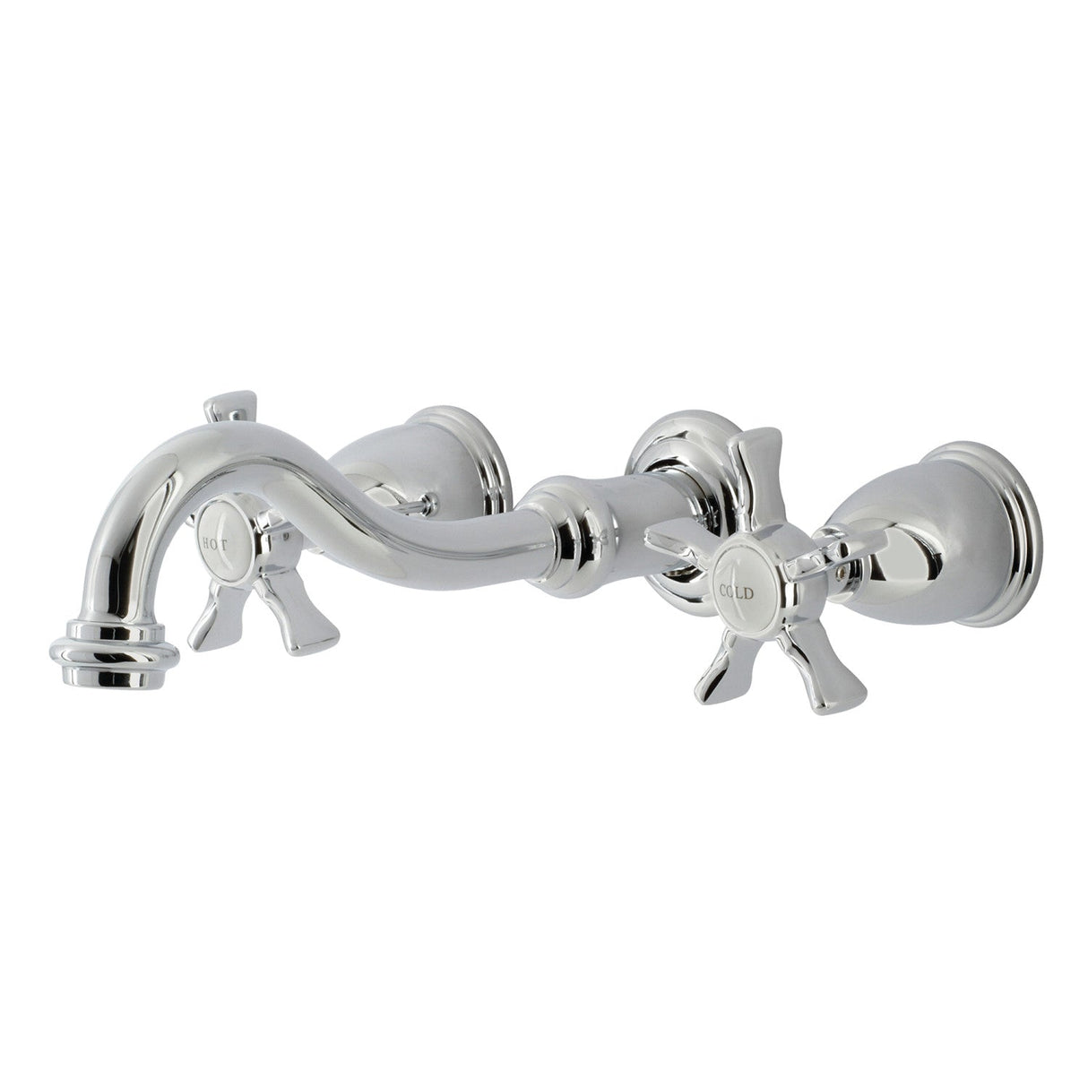 Hamilton KS3021NX Two-Handle 3-Hole Wall Mount Roman Tub Faucet, Polished Chrome