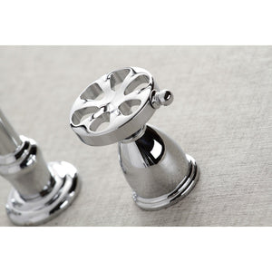 Belknap KS3021RX Two-Handle 3-Hole Wall Mount Roman Tub Faucet, Polished Chrome