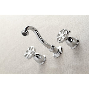 Belknap KS3021RX Two-Handle 3-Hole Wall Mount Roman Tub Faucet, Polished Chrome