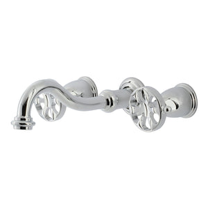 Belknap KS3021RX Two-Handle 3-Hole Wall Mount Roman Tub Faucet, Polished Chrome