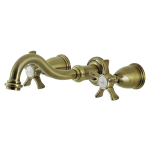 Hamilton KS3023NX Two-Handle 3-Hole Wall Mount Roman Tub Faucet, Antique Brass