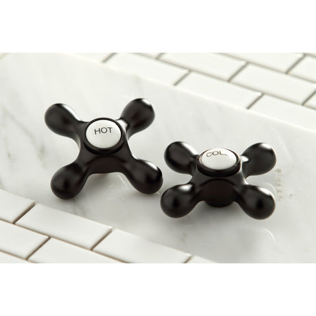 Restoration KS3025AX Two-Handle 3-Hole Wall Mount Roman Tub Faucet, Oil Rubbed Bronze