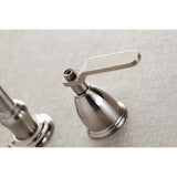 Whitaker KS3028KL Two-Handle 3-Hole Wall Mount Roman Tub Faucet, Brushed Nickel