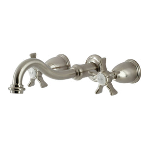 Hamilton KS3028NX Two-Handle 3-Hole Wall Mount Roman Tub Faucet, Brushed Nickel