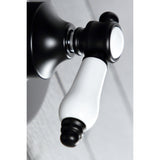Bel-Air KS3030BPL Single-Handle Wall Mount Three-Way Diverter Valve with Trim Kit, Matte Black