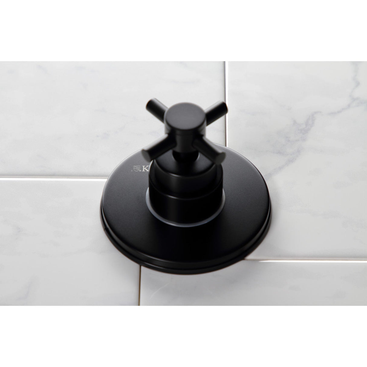Concord KS3030DX Single-Handle Wall Mount Three-Way Diverter Valve with Trim Kit, Matte Black