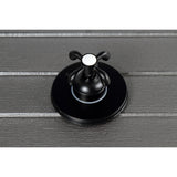 KS3030TX Single-Handle Wall Mount Three-Way Diverter Valve with Trim Kit, Matte Black