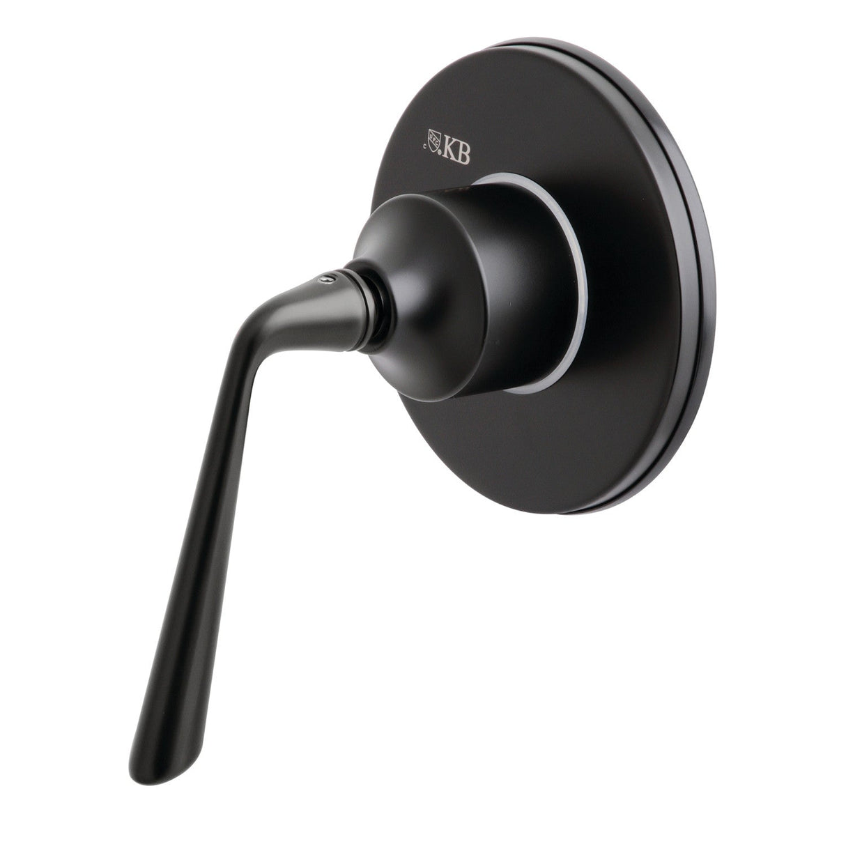 KS3030ZL Single-Handle Wall Mount Three-Way Diverter Valve with Trim Kit, Matte Black