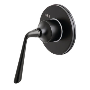 KS3030ZL Single-Handle Wall Mount Three-Way Diverter Valve with Trim Kit, Matte Black